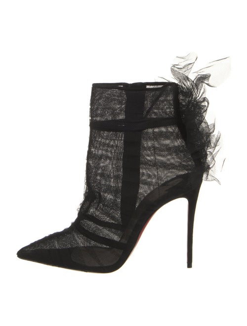 Christian Louboutin Mesh Mesh Accents Boots