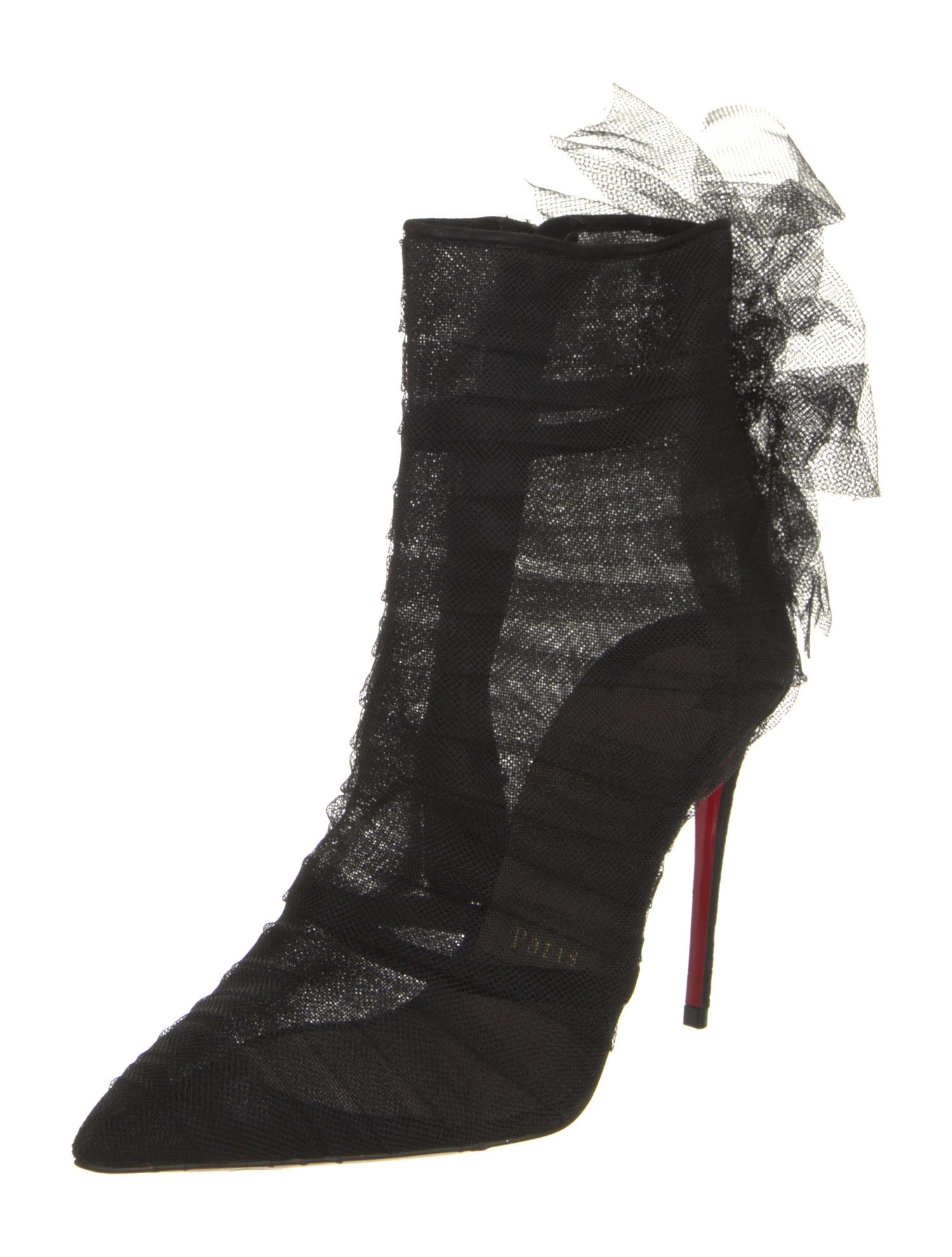 Christian Louboutin Mesh Mesh Accents Boots