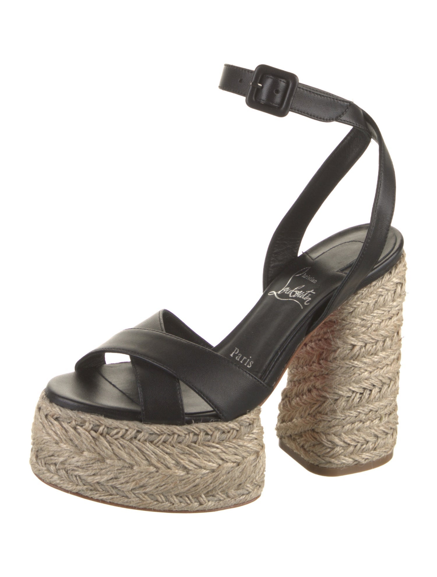 Christian Louboutin Leather Espadrilles