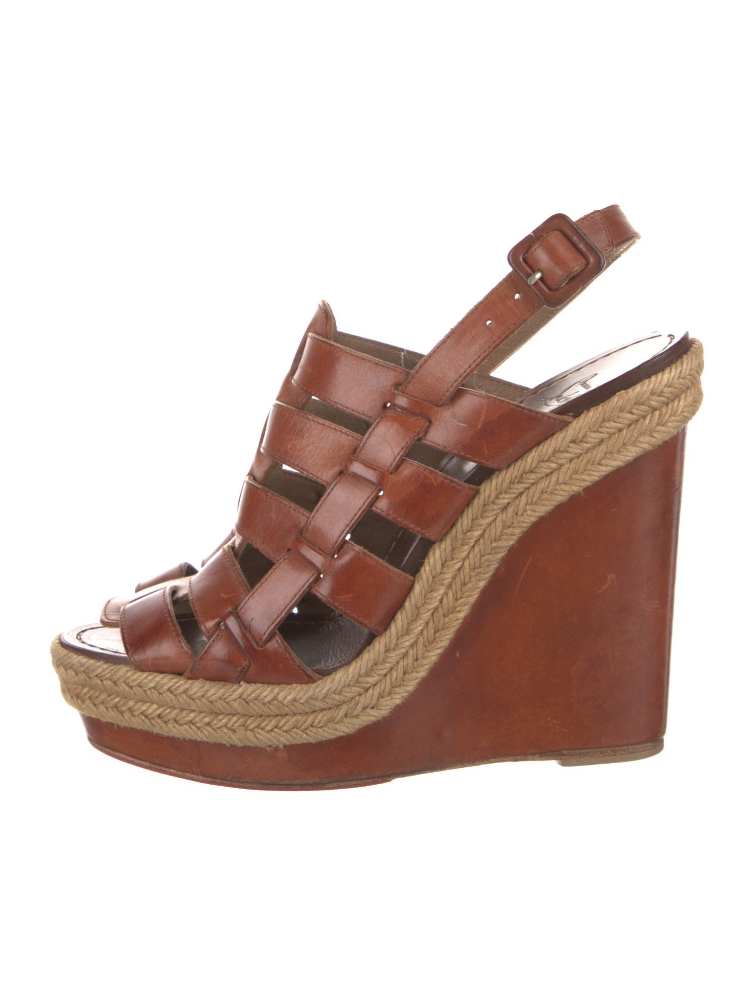 Christian Louboutin Leather Espadrilles