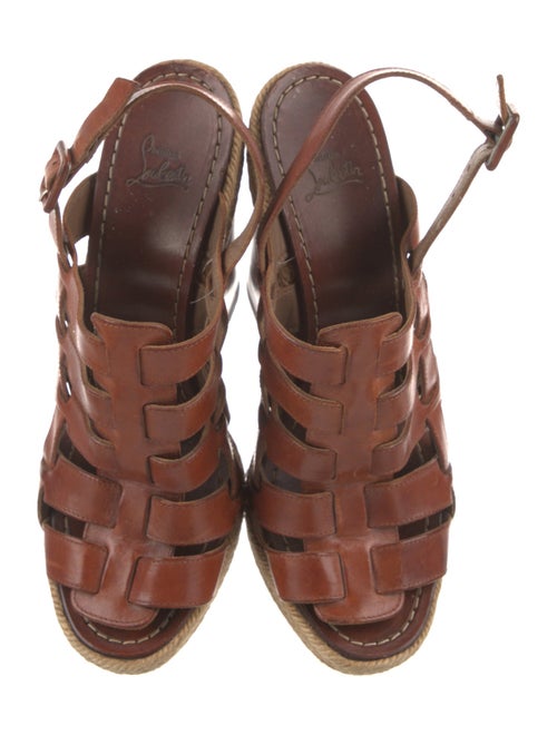 Christian Louboutin Leather Espadrilles