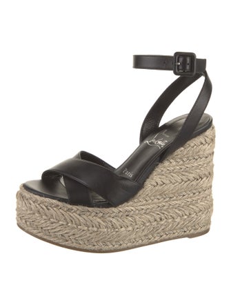Christian Louboutin Leather Espadrilles