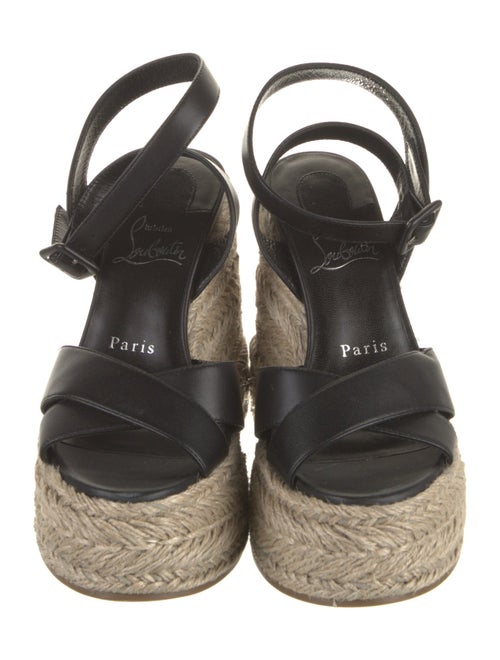 Christian Louboutin Leather Espadrilles