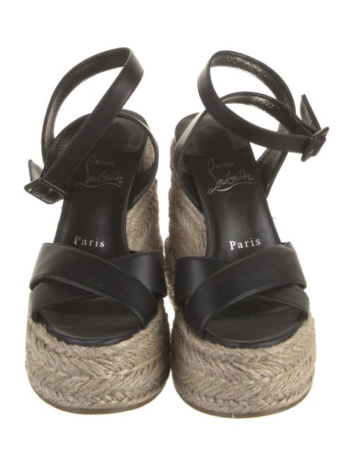 Christian Louboutin Leather Espadrilles