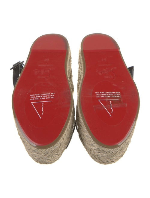Christian Louboutin Leather Espadrilles
