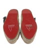 Christian Louboutin Leather Espadrilles
