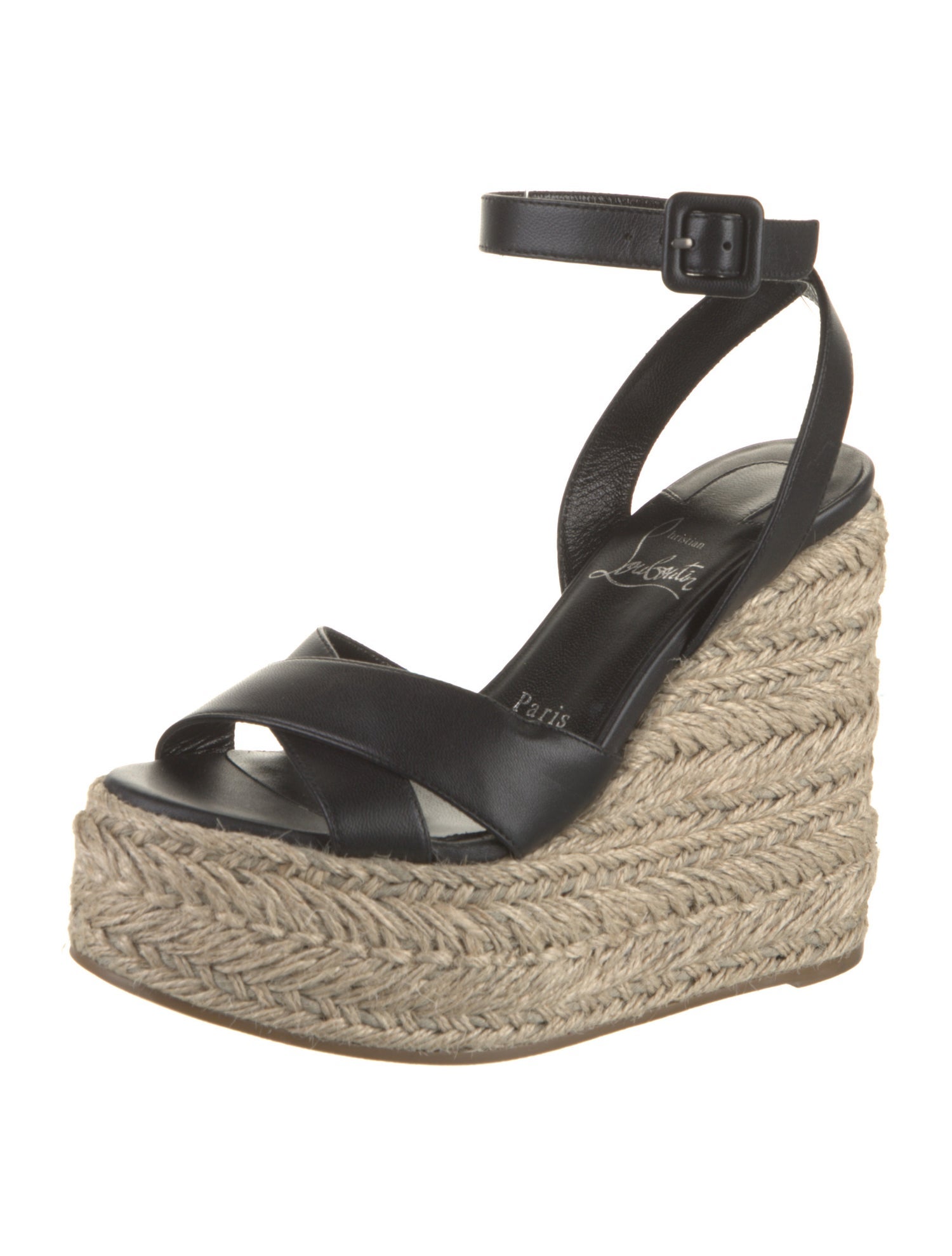 Christian Louboutin Leather Espadrilles