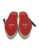 Christian Louboutin Leather Espadrilles