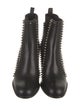 Christian Louboutin Spike Accents Leather Chelsea Boots