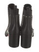 Christian Louboutin Spike Accents Leather Chelsea Boots
