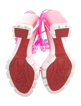 Christian Louboutin PVC Slingback Sandals