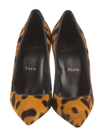 Christian Louboutin Ponyhair Animal Print Pumps