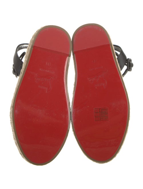 Christian Louboutin Leather Espadrilles