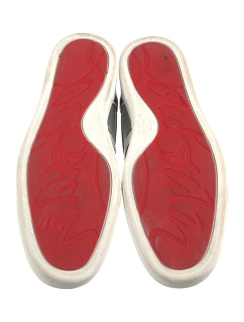 Christian Louboutin Suede Printed Sneakers