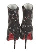 Christian Louboutin Canvas Printed Boots