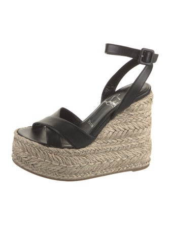 Christian Louboutin Leather Espadrilles