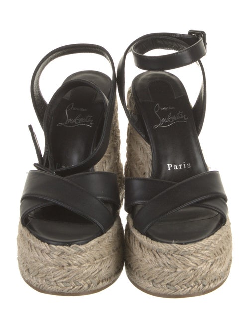 Christian Louboutin Leather Espadrilles