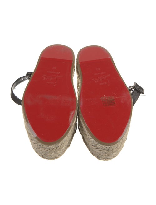 Christian Louboutin Leather Espadrilles
