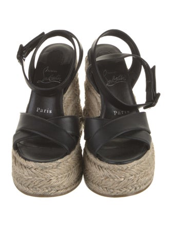 Christian Louboutin Leather Espadrilles