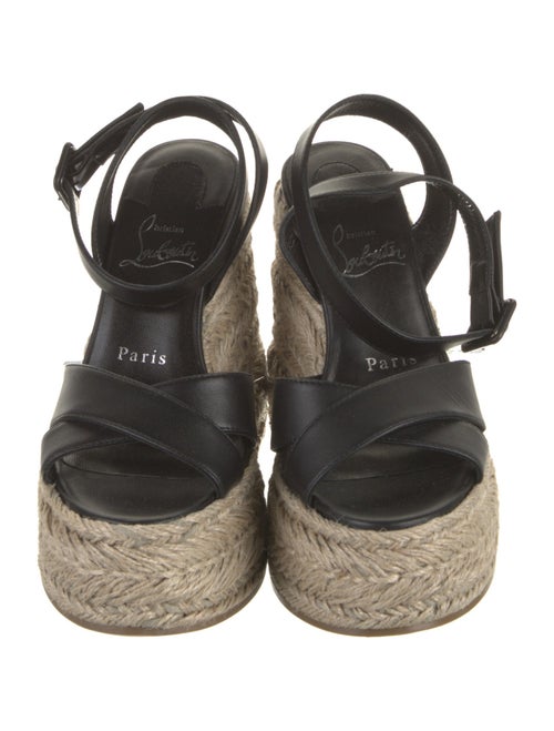 Christian Louboutin Leather Espadrilles