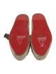 Christian Louboutin Leather Espadrilles