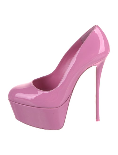 Christian Louboutin Patent Leather Slingback Sandals