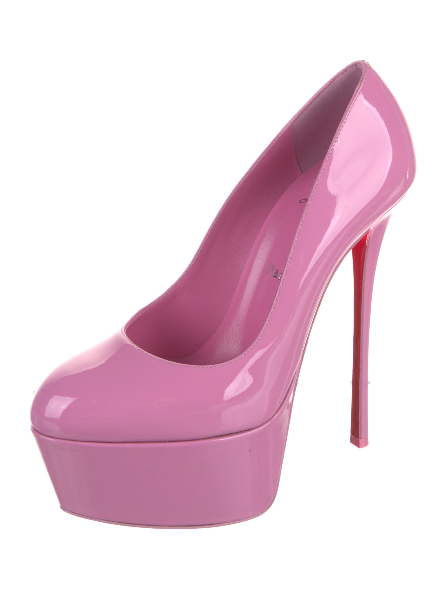 Christian Louboutin Patent Leather Slingback Sandals