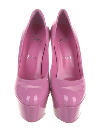 Christian Louboutin Patent Leather Slingback Sandals