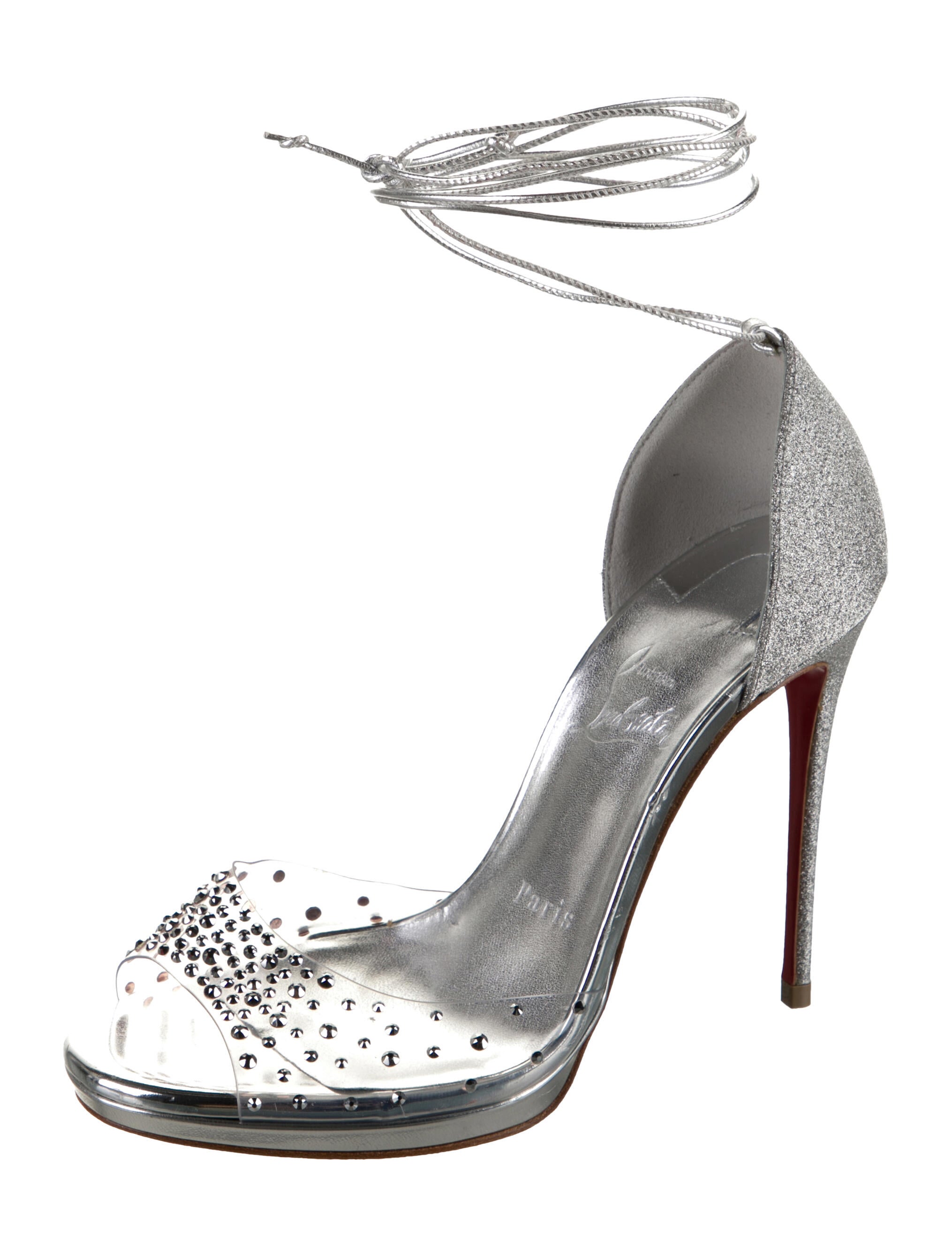 Christian Louboutin PVC Animal Print Sandals