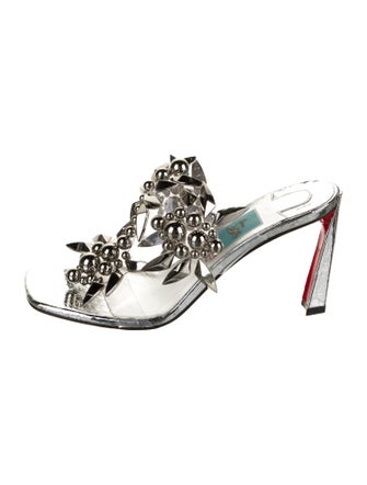 Christian Louboutin x MARVEL Leather Slides