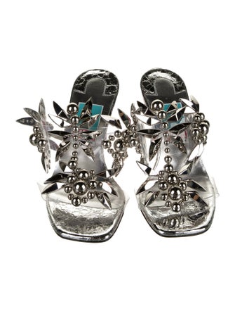 Christian Louboutin x MARVEL Leather Slides