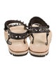 Christian Louboutin Spike Accents Leather Sandals