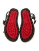 Christian Louboutin Spike Accents Leather Sandals