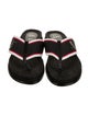 Christian Louboutin Leather Printed Slides