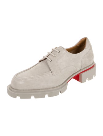 Christian Louboutin Suede Derby Shoes