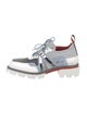 Christian Louboutin Nylon Colorblock Pattern Sneakers