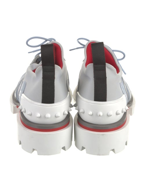 Christian Louboutin Nylon Colorblock Pattern Sneakers