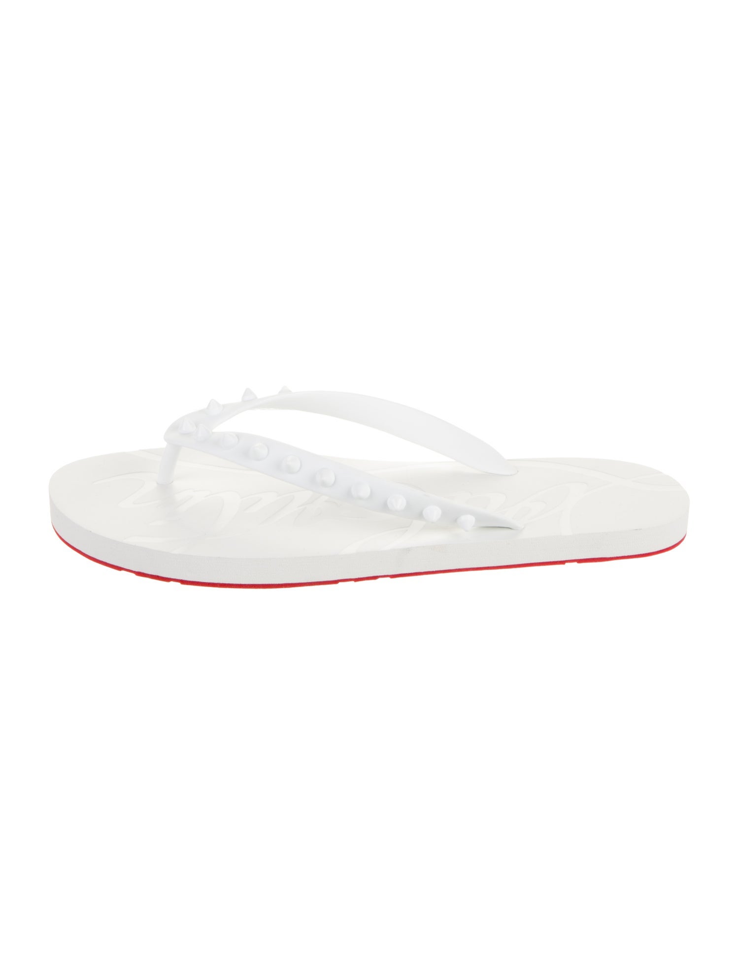 Christian Louboutin Rubber Flip Flops