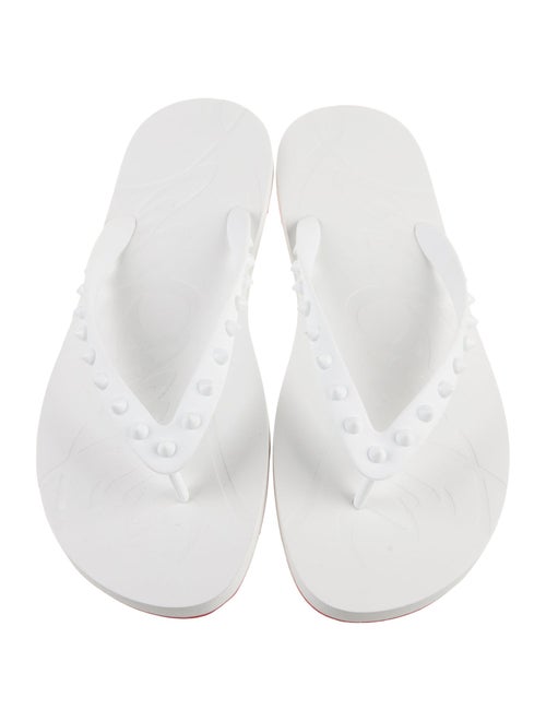 Christian Louboutin Rubber Flip Flops
