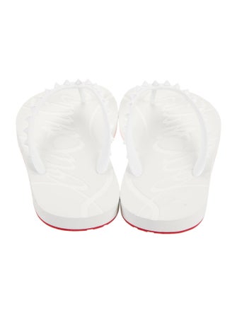 Christian Louboutin Rubber Flip Flops