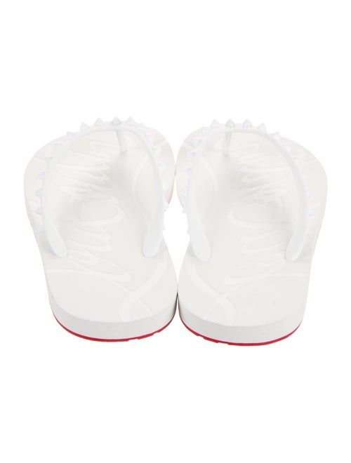 Christian Louboutin Rubber Flip Flops