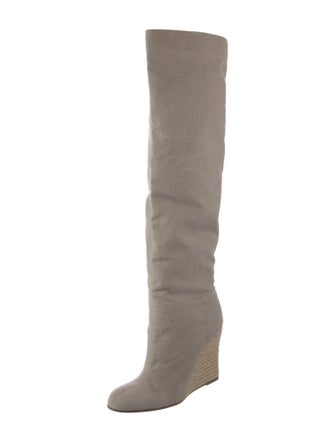 Christian Louboutin Canvas Boots