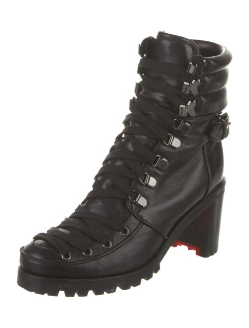 Christian Louboutin Leather Combat Boots