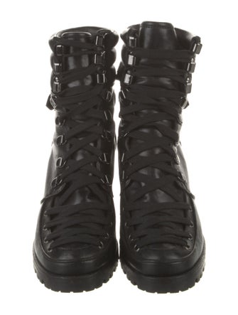 Christian Louboutin Leather Combat Boots