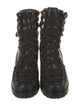 Christian Louboutin Leather Combat Boots