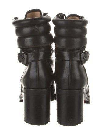 Christian Louboutin Leather Combat Boots