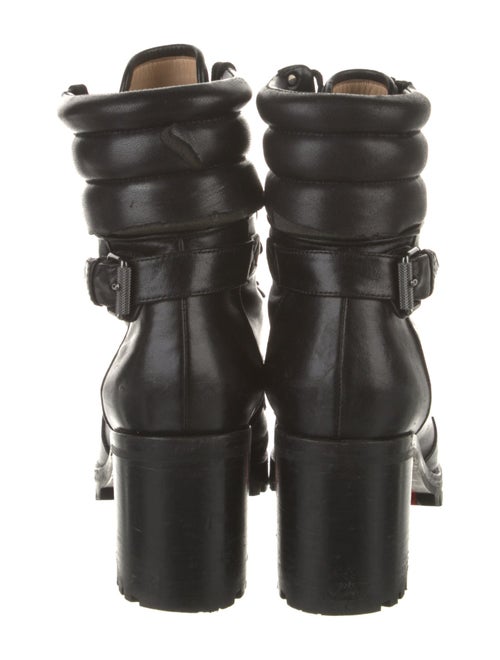 Christian Louboutin Leather Combat Boots
