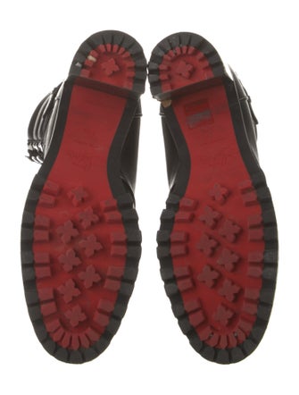 Christian Louboutin Leather Combat Boots
