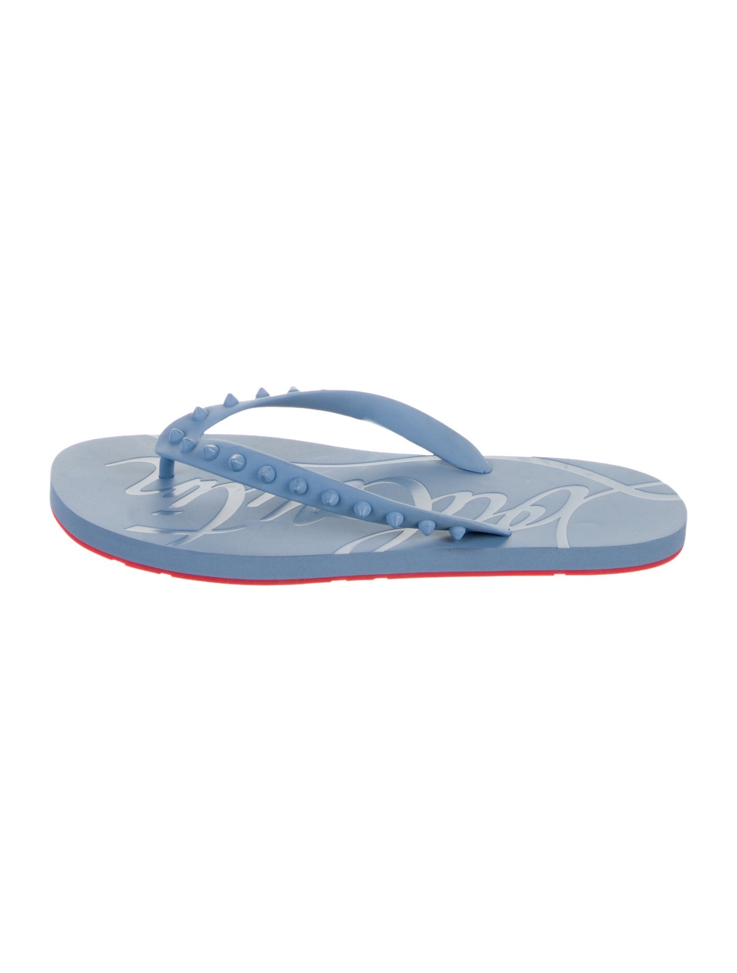 Christian Louboutin Rubber Flip Flops