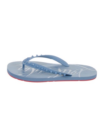 Christian Louboutin Rubber Flip Flops